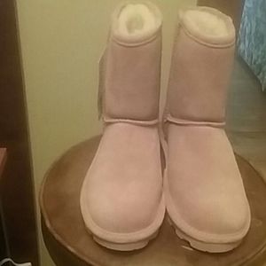 Pink kids boots